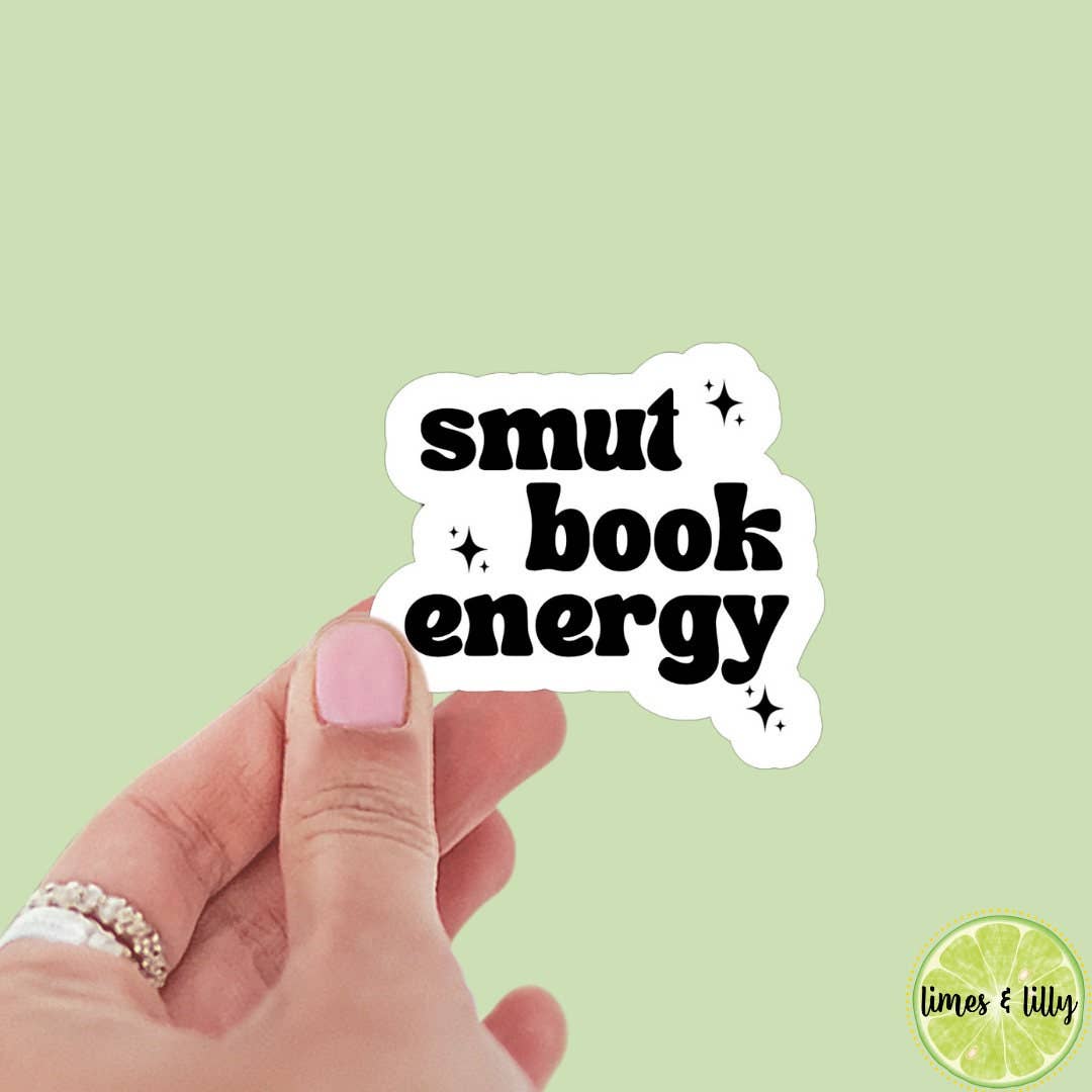 Smut Book Energy bookish stickers, dark romance, book