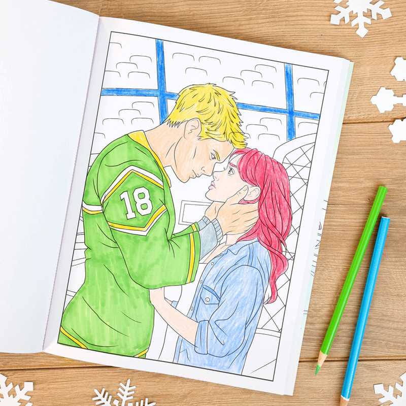 Love on the Ice Coloring by Editors of Thunder Bay Press