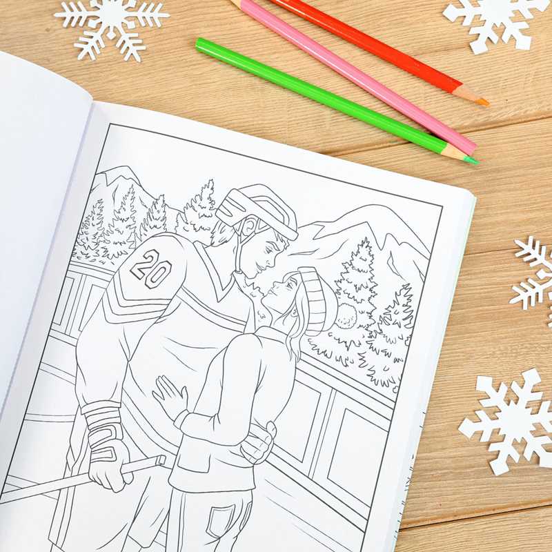 Love on the Ice Coloring by Editors of Thunder Bay Press