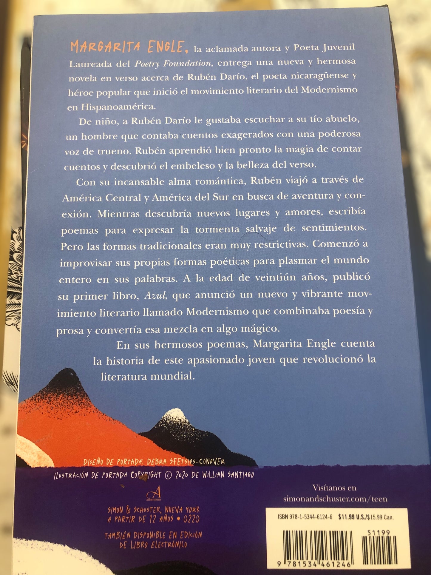 Con Una Estrella en la Mano:Rubén Darío por Margarita Engle (tapa blanda)